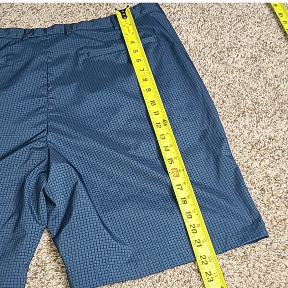 Greg Norman Collection Navy Houndstooth Trousers - Picture 7 of 9